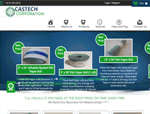 Tablet Screenshot of castech.us